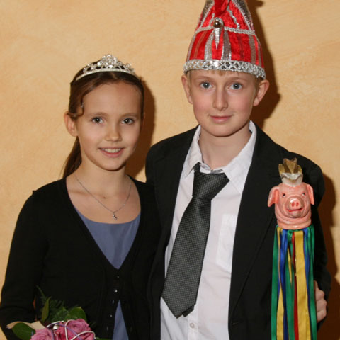 2011 Kinderprinzenpaar - Schimscha Dominik I. Haun Jenny I.
