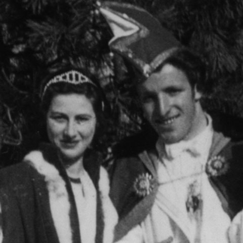 1957 Prinzenpaar - Göbel Wolfgang I. & Wilma I. (geb. Heller)
