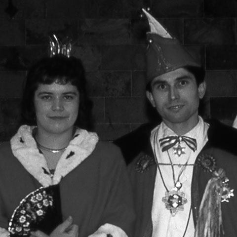 1961 Prinzenpaar - Hügel Alois I. & Rosa I. (geb. Nied)