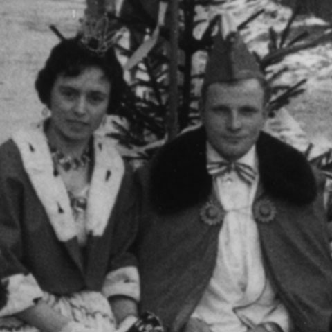 1962 Prinzenpaar - Stumpf Alfred I. & Erika I. (geb. Rumez)