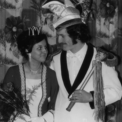 1973 Prinzenpaar - Frank Walter II. & Roswitha I. (geb. Rudal)