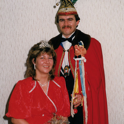 1987 Prinzenpaar - Hügel Egbert I. & Anita I. (geb. Schwarz)