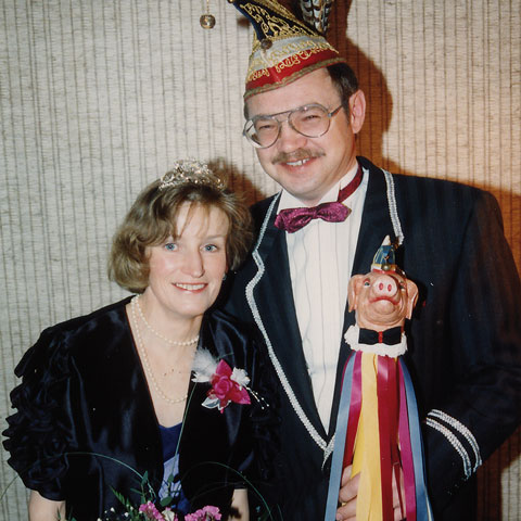 1990 Prinzenpaar - Tatje Holger I. & Anne I. (geb.Daske)