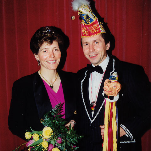 1991 + 1992 Prinzenpaar - Hammel Gerhard I. & Thea II. (geb. Stauch)