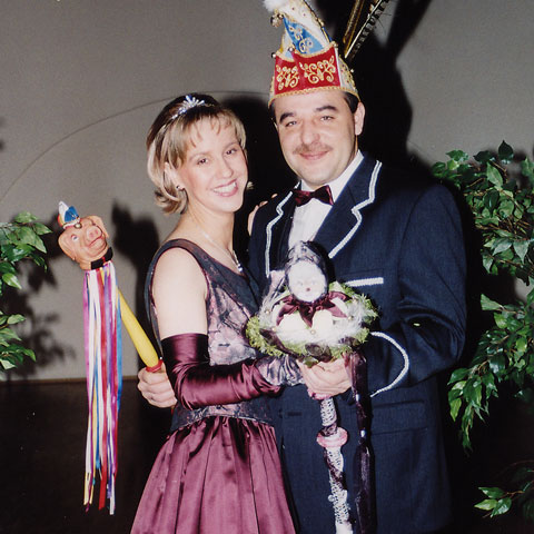 2001 Prinzenpaar - Schmierer Manfred I. & Bettina I. (geb. Stumpf)