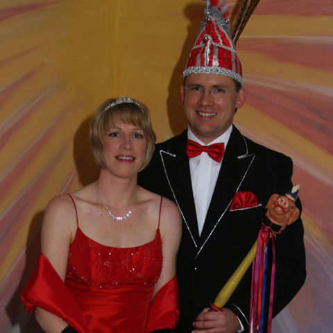 2008 Prinzenpaar - Hügel Jochen I. Herrmann-Hügel Heike II.