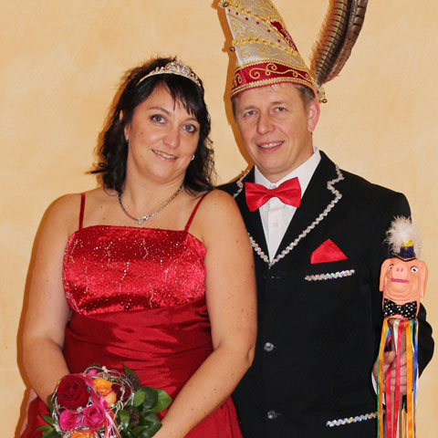 2013 Prinzenpaar - Wachter Arno I. Andrea I.