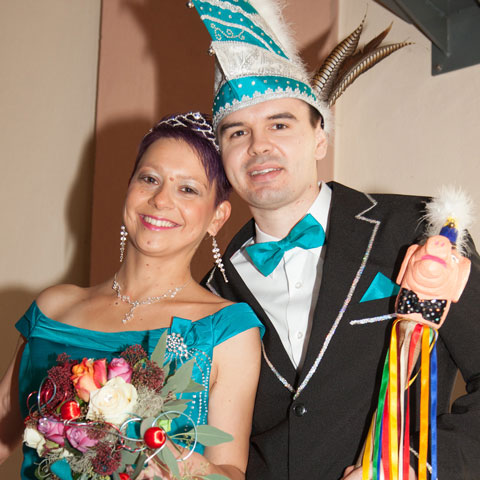 2014 Prinzenpaar - Huegel Daniel I. Rupp Christiane II.