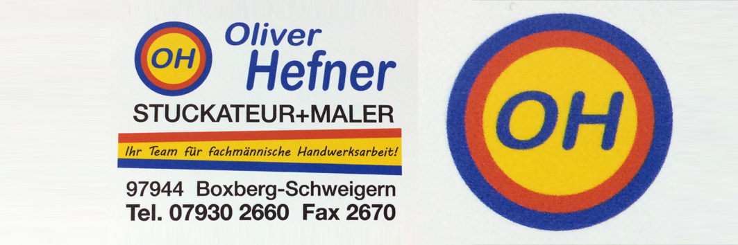 Hefner Oliver Maler